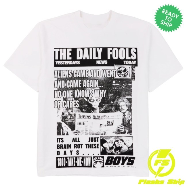 Official The Boys Merch Invasion The Daily Fools Oversized Shirt