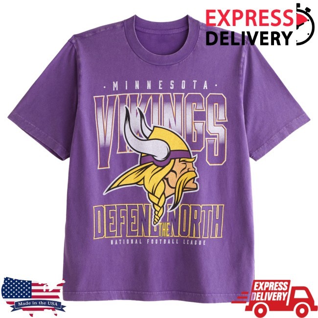 Official NFL by Abercrombie & Fitch Minnesota Vikings Vintage-Inspired Graphic Shirt
